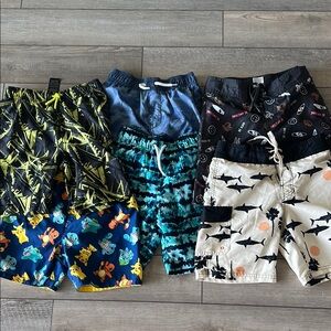 Colorful Boys' Swim Shorts Set